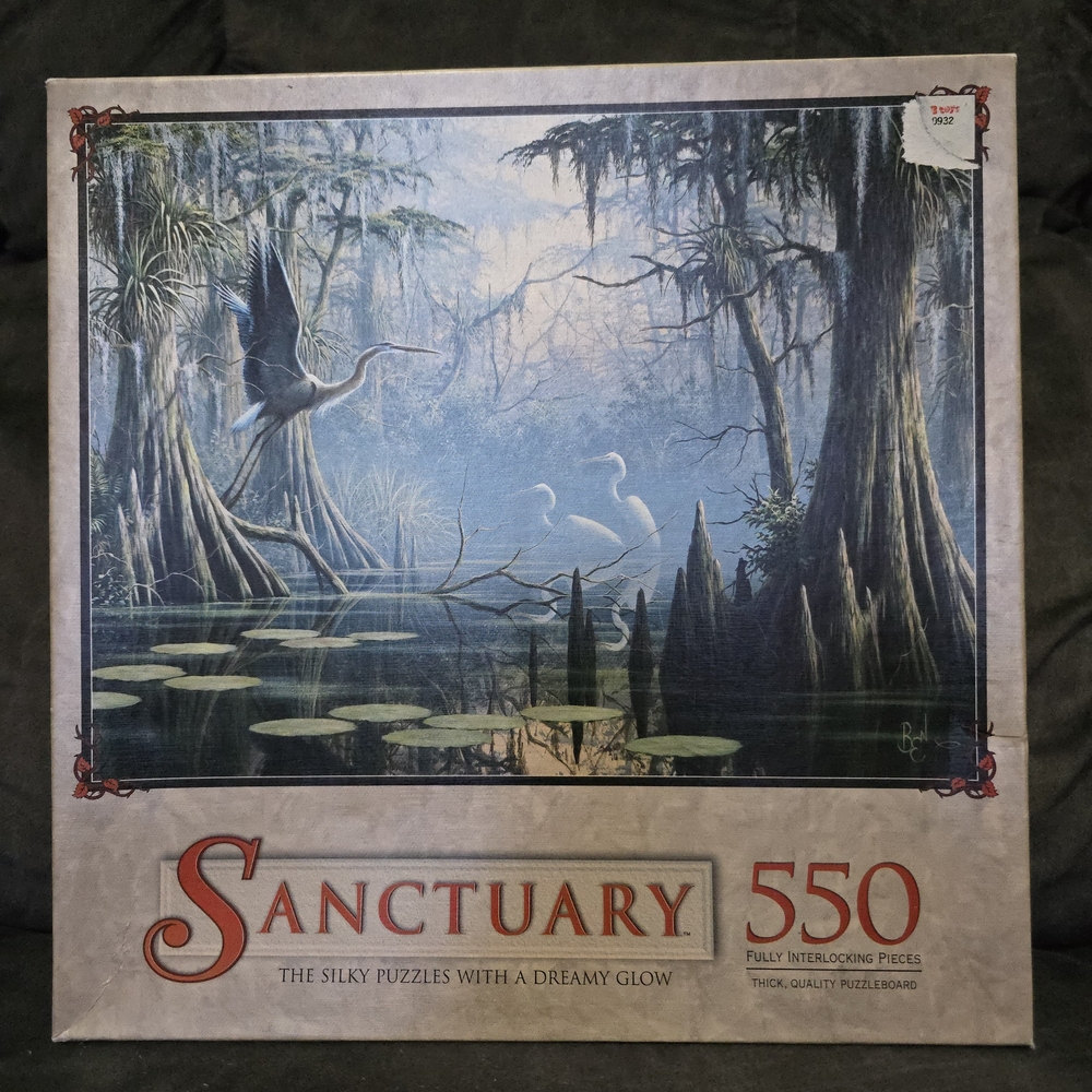 Sanctuary Puzzle 550 Pc 1998 MB ‘Sunday Morning’ Ben Essenburg NIB Made in USA